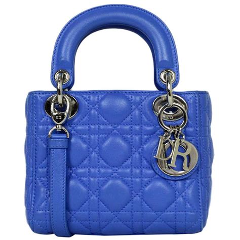 dior mini blue bag|christian dior bag blue.